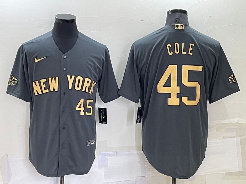Men New York Yankees #45 Cole Grey 2022 All Star Game Nike MLB Jersey->new york yankees->MLB Jersey